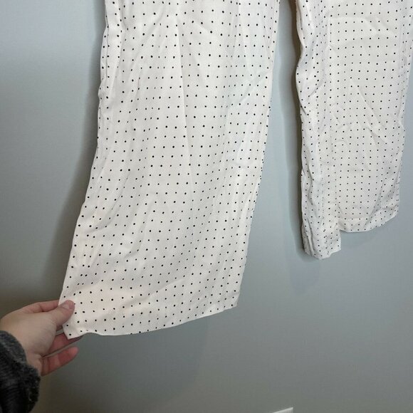 NWT Tart Collections Evan Polka Dot Cropped Pants Size Large Nude Black - Picture 6 of 12